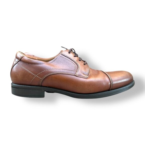 Florsheim Comfortech Mens Oxfords Dress Shoes Brown Leather Size 8.5 Made In Ind main image 6